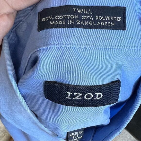 IZod Regular Fit Dress‎ Shirt - Picture 5 of 7